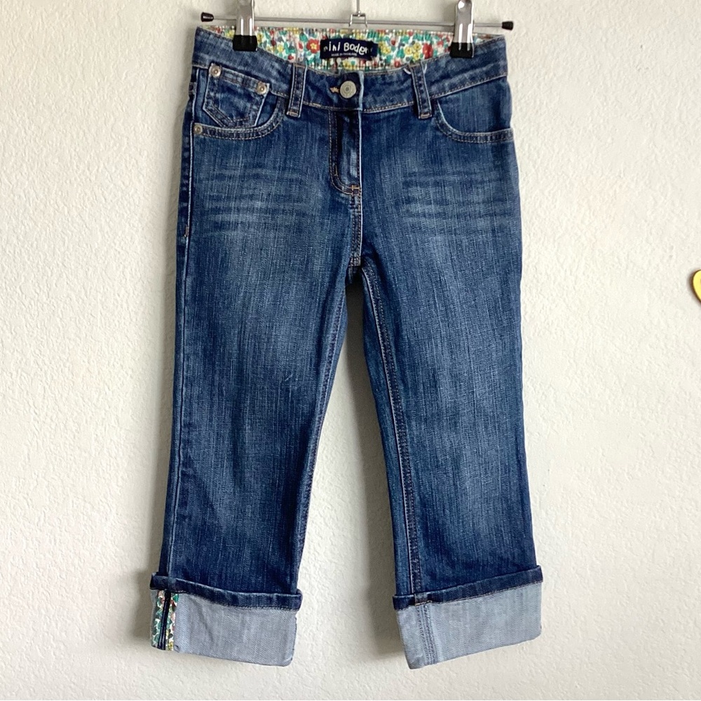\Mini Boden\ Girl’s Denim Capris